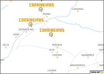 map of Caraibeiras