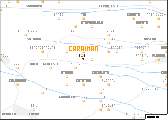 map of Caraiman