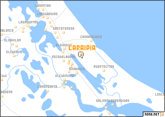 map of Caraipía