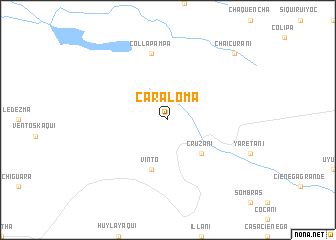 map of Caraloma