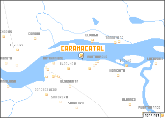 map of Caramacatal