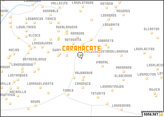 map of Caramacate