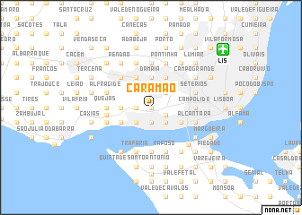 map of Caramão