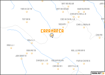 map of Caramarca