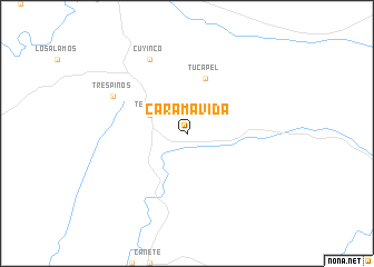 map of Caramávida