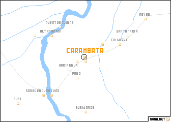 map of Carambata