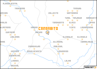 map of Carambito