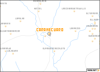 map of Caramecuaro