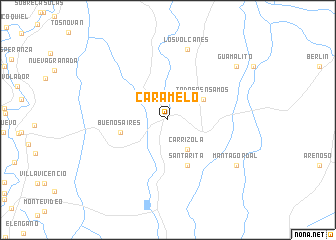 map of Caramelo