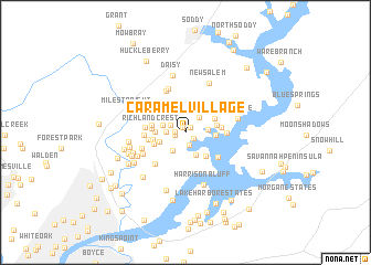 map of Caramel Village