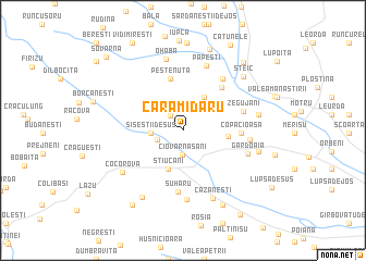 map of Cărămidaru