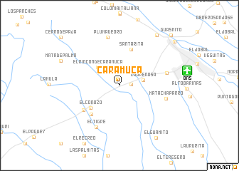 map of Caramuca