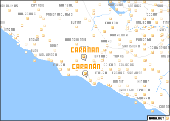 map of Caranan