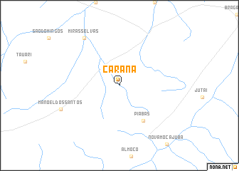 map of Caraná