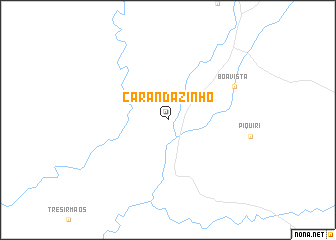 map of Carandàzinho