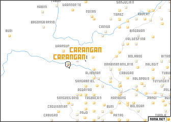 map of Carangan