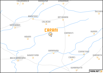 map of Carani