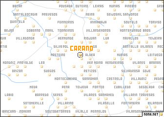 map of Caraño