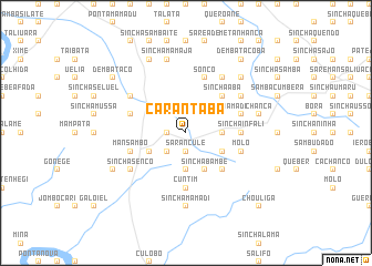 map of Carantabá