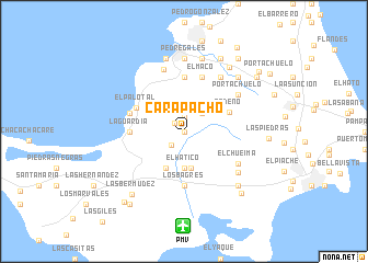 map of Carapacho