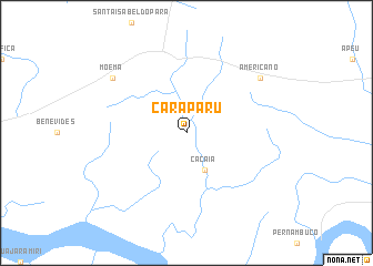 map of Caraparu