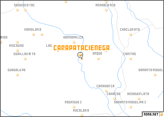 map of Carapata Ciénega