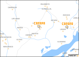 map of Carapa