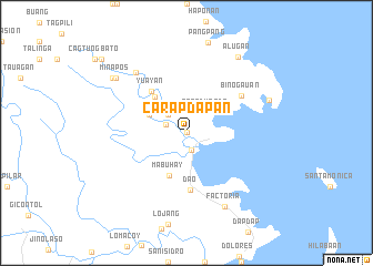map of Carapdapan