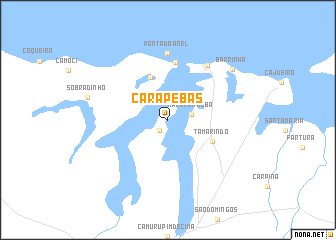 map of Carapebas