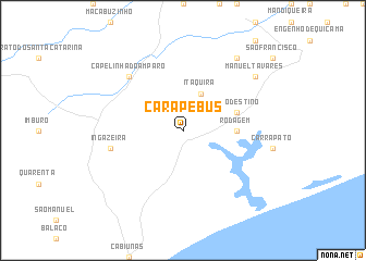 map of Carapebus