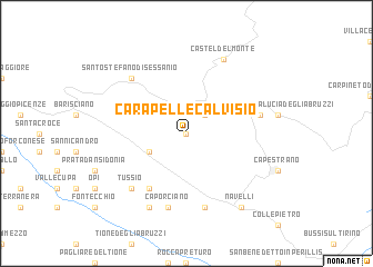 map of Carapelle Calvisio
