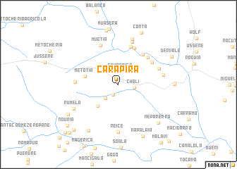 map of Carapira
