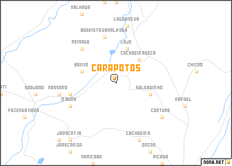 map of Carapotós