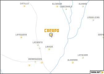 map of Carapo
