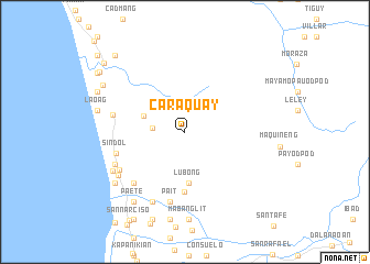 map of Caraquay