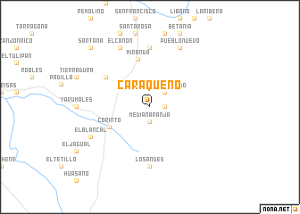 map of Caraqueño