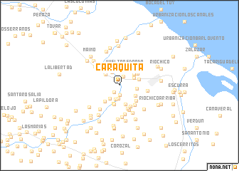 map of Caraquita