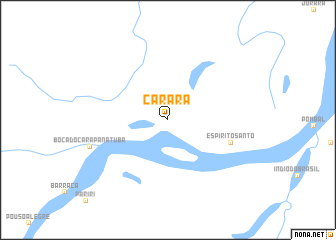 map of Carará