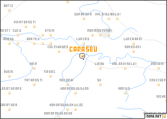 map of Cărăşeu