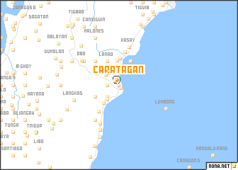 map of Caratagan