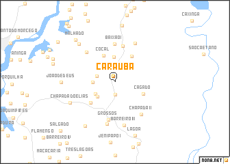 map of Caraúba