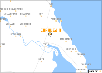 map of Caravejín