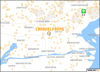 map of Caravel Farms