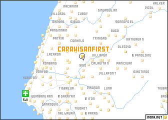 map of Carawisan First