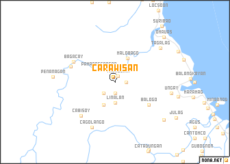 map of Carawisan