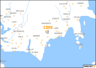 map of Cara