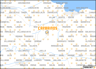 map of Carbaínos