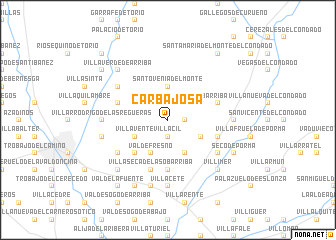 map of Carbajosa