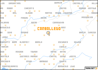 map of Carballedo