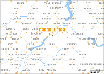 map of Carballeira